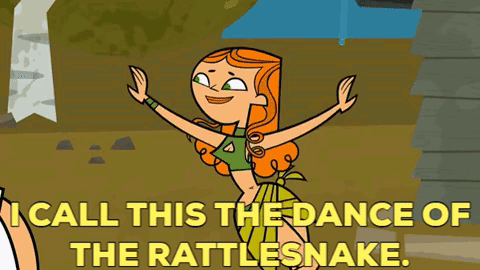 Total Drama Island Izzy GIF - Total Drama Island Izzy I Call This The Dance Of The Rattlesnake GIFs