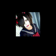 a picture of a girl with pigtails and the words eeeeneeeneeneeee