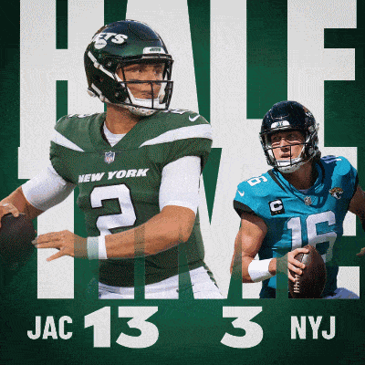 New York Jets (3) Vs. Jacksonville Jaguars (13) Half-time Break GIF