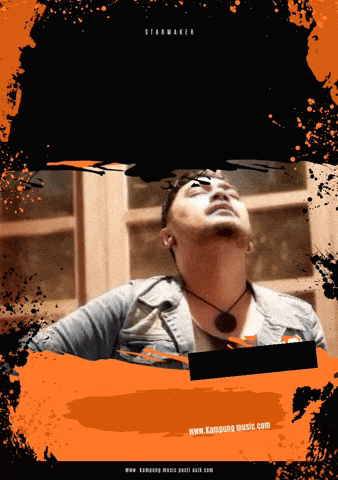 a man with his eyes closed is on a poster for starmaker