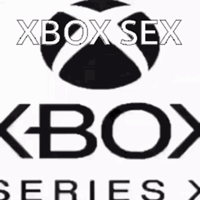 a black and white xbox sex series logo