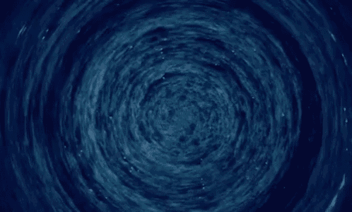 it looks like a wormhole in the middle of the ocean .