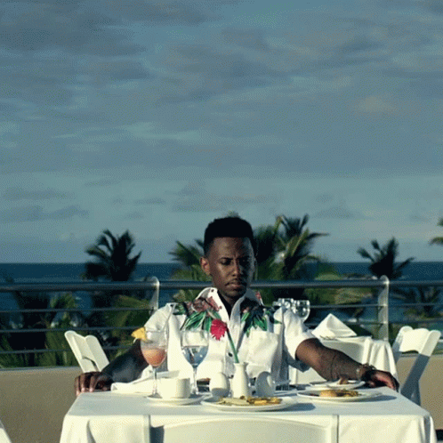Sitting Alone On A Set Table Fabolous GIF - Sitting Alone On A Set Table Fabolous Myfabolouslife GIFs