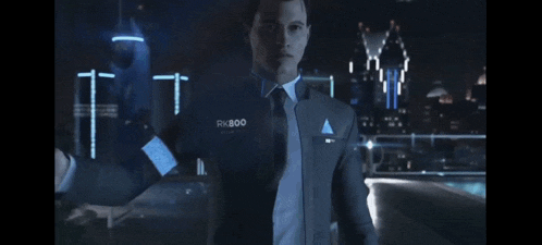 a man is standing in front of a sign that says mission successful