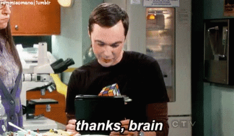 Thanks Brain GIF - Thanks Brain Sheldon Cooper GIFs