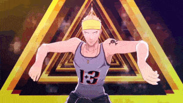 a man with the number 13 on his shirt is dancing