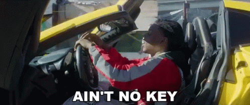 Aint No Key Driving GIF - Aint No Key Driving New Car GIFs
