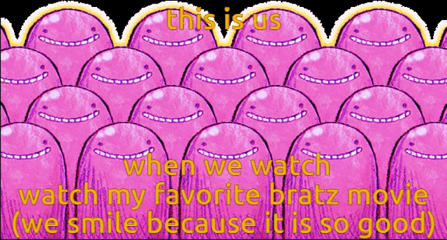 a bunch of purple bubbles with smiley faces and the words " this is us " on top