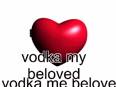 a heart with a picture of a bottle of absolut vodka inside of it