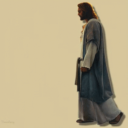 Jesus Christ Walking GIF - Jesus Christ Walking Blessed GIFs