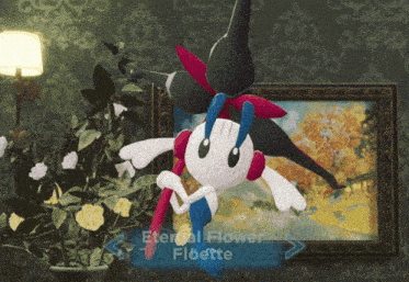 a cartoon character with the name eternal flower flodette