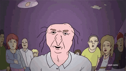 Smiling Friends Old GIF - Smiling Friends Old Mocking GIFs
