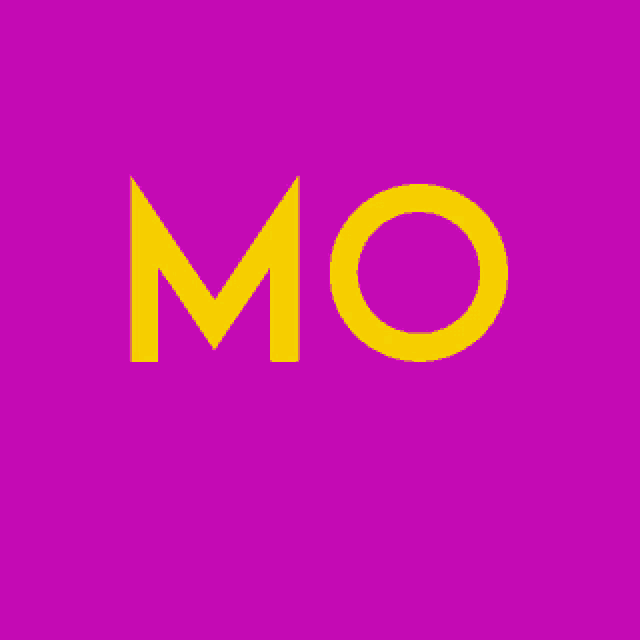 a yellow background with the word que in purple letters