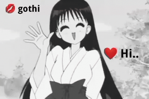 Gothi Hello GIF - Gothi Hi Hello GIFs
