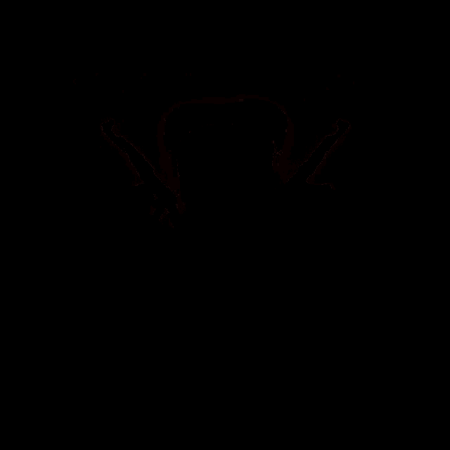 a red skull with the letter t on the bottom of it