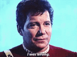 a man in a red uniform says i was wrong ..
