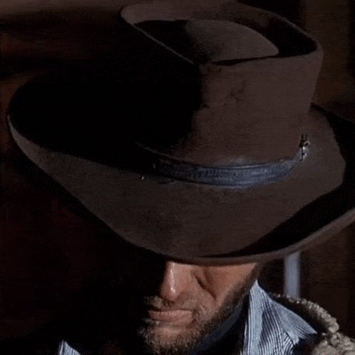 a man with a beard wearing a brown hat