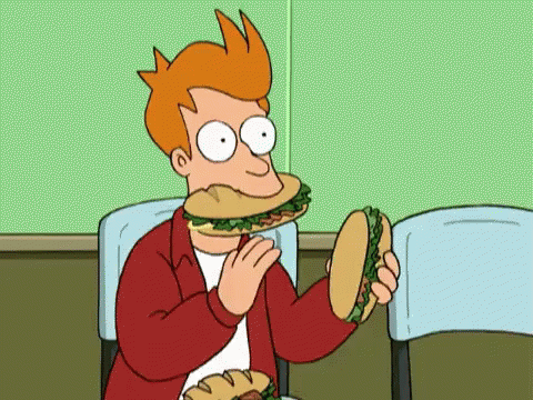 Fry Sandwiches Clap GIF - Clapping Futurama Slowclap GIFs