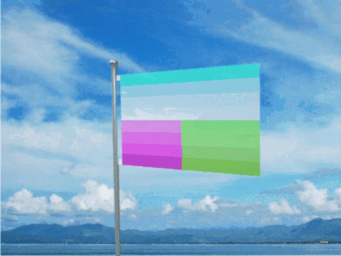 Everybodyvoteschannelgender Flag GIF - Everybodyvoteschannelgender Flag Pride GIFs