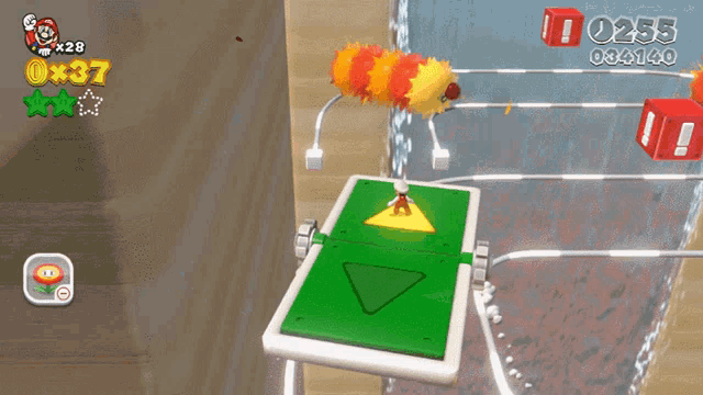 a screenshot of a video game with a score of 0x37