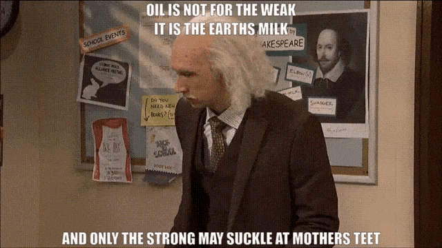 Oil Is Not For The Weak GIF - Oil Is Not For The Weak GIFs