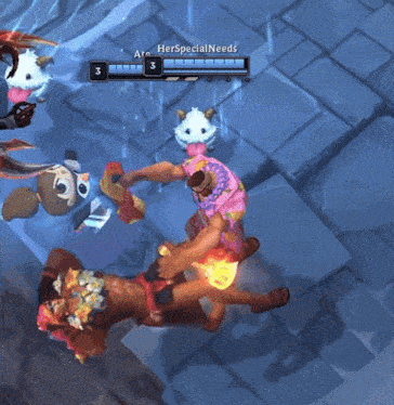 a screenshot of a video game with the name herspecialneeds on the bottom