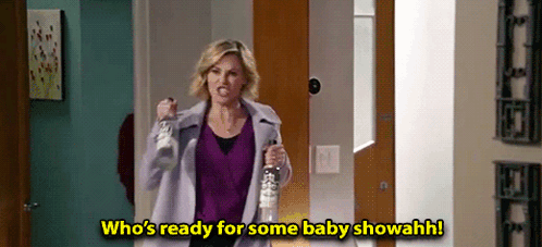 Modern Family Claire Dunphy GIF - Modern Family Claire Dunphy Baby Shower GIFs