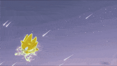 a close up of a sonic the hedgehog with a purple background