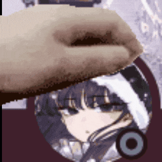 a hand is reaching out towards a picture of a girl