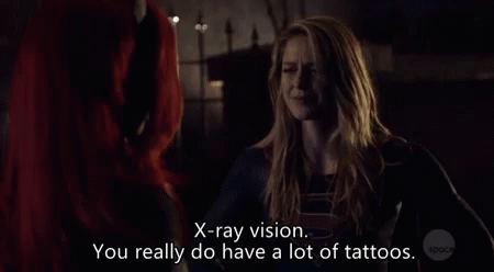 Tattoos Xray Vision GIF - Tattoos Xray Vision Batwoman GIFs