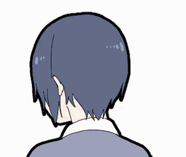 a cartoon drawing of a girl with a heart behind her