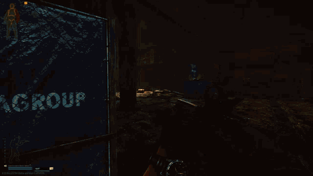 a close up of a person 's arm in a video game