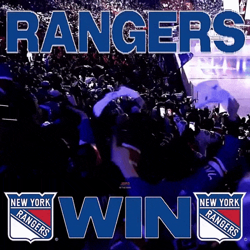 the new york rangers are celebrating their win