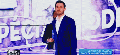 Camille Combal GIF - Camille Combal Suit Proud GIFs