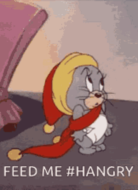 Tom And Jerry Nibbles GIF - Tom And Jerry Nibbles Feed Me GIFs