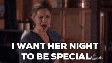 Rosemary Wcth Hearties GIF - Rosemary Wcth Hearties I Want Her Night To Be Special GIFs