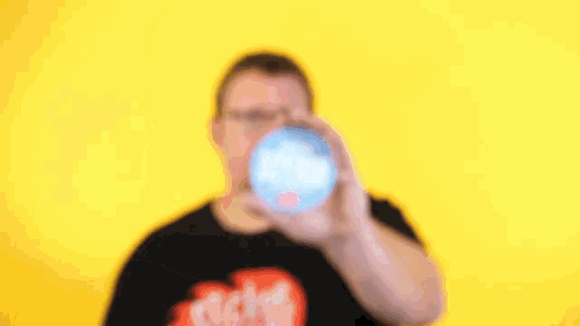 a person is holding a blue sticker that says every sticker has a story