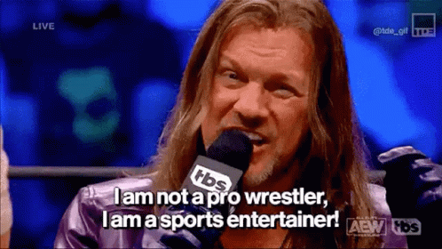 Chris Jericho Im Not A Pro Wrestler GIF - Chris Jericho Im Not A Pro Wrestler Im A Sports Entertainer GIFs