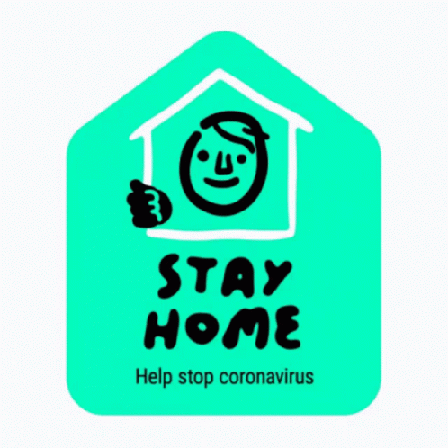 Home Stay At Home GIF - Home Stay At Home Help Stop Coronavirus GIFs