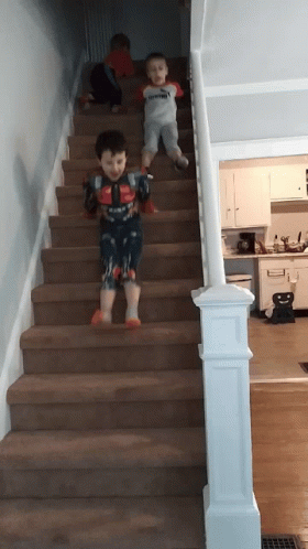 Stairs Slide GIF - Stairs Slide Playtime GIFs