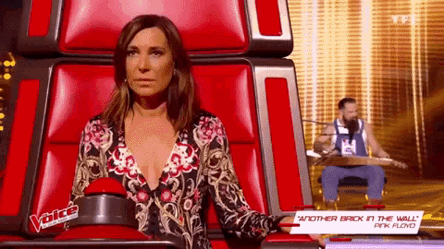 Brick In The Wall The Voice GIF - Brick In The Wall The Voice Push Button GIFs