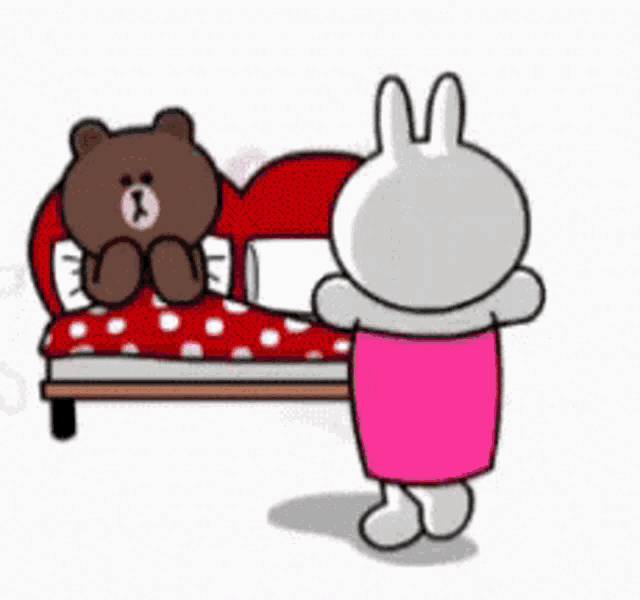 Cony And Brown Couple GIF
