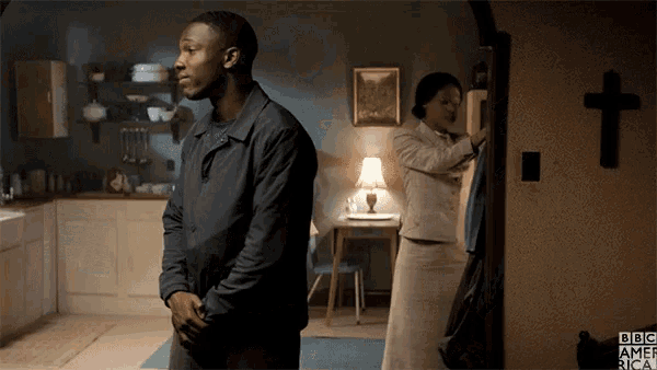 This Is My Husband Parks Hand Shake GIF - This Is My Husband Parks Hand Shake Tosin Cole GIFs