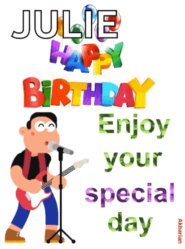 Animated Greeting Card Happy Birthday GIF