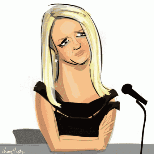 a drawing of a woman with a microphone and the name chave4cats
