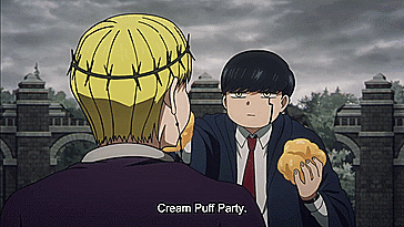 Mashle Magic And Muscles GIF - Mashle Magic And Muscles Cream Puff Party GIFs