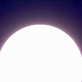 a cartoon character is holding a light saber in front of a glowing sphere .