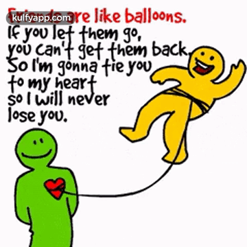 Happy Friendship Day - Friends Are Like Balloons.Gif GIF
