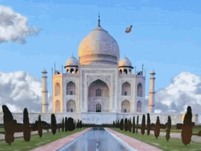 Taj Mahal Pyramids GIF