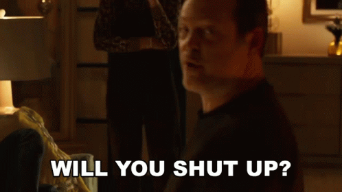 Will You Shut Up Blissfield Butcher GIF - Will You Shut Up Blissfield Butcher Vince Vaughn GIFs